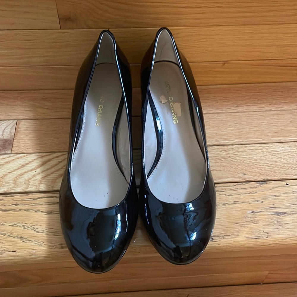 FINAL PRICE🔥🔥 Arturo Chiang Black Platform Heel Pumps Size 9.5M